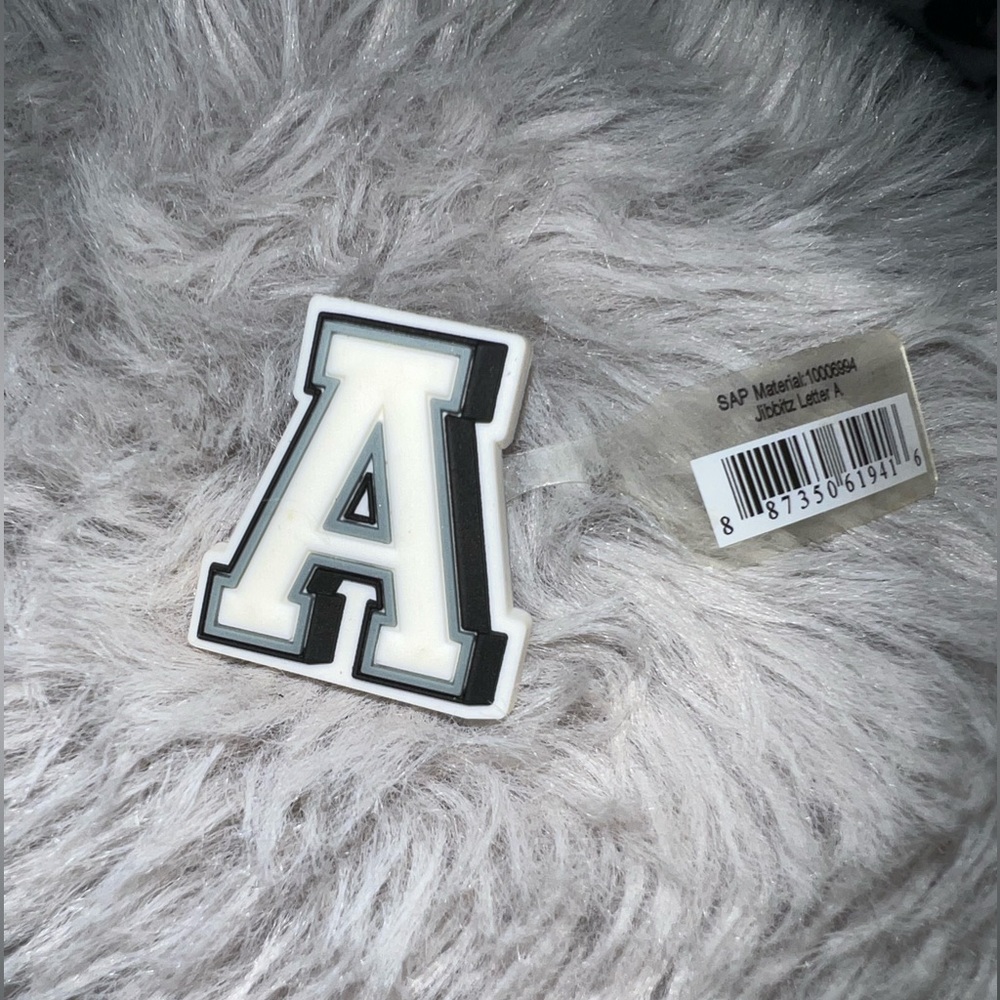 Letter “A” Croc Charm😊